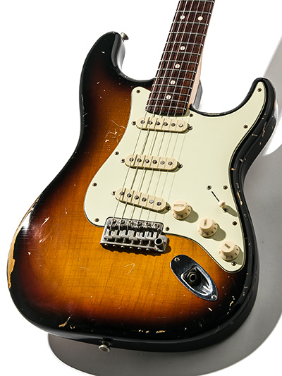 J.W.Black Guitars JWB-S 3 Tone Sunburst Midium Aged 