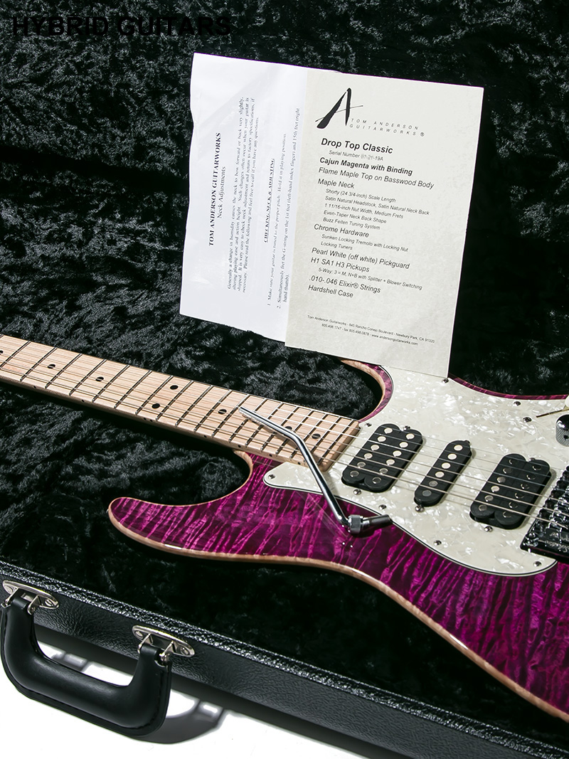 Tom Anderson Shorty Drop Top Classic Cajun Magenta 2019 9