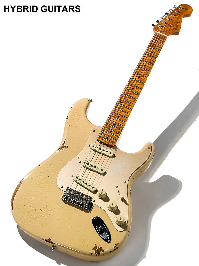 Fender Custom Shop Limited Edition 1956 Fat Roasted Stratocaster Journeyman Relic Aged Desert Sand 2017 1