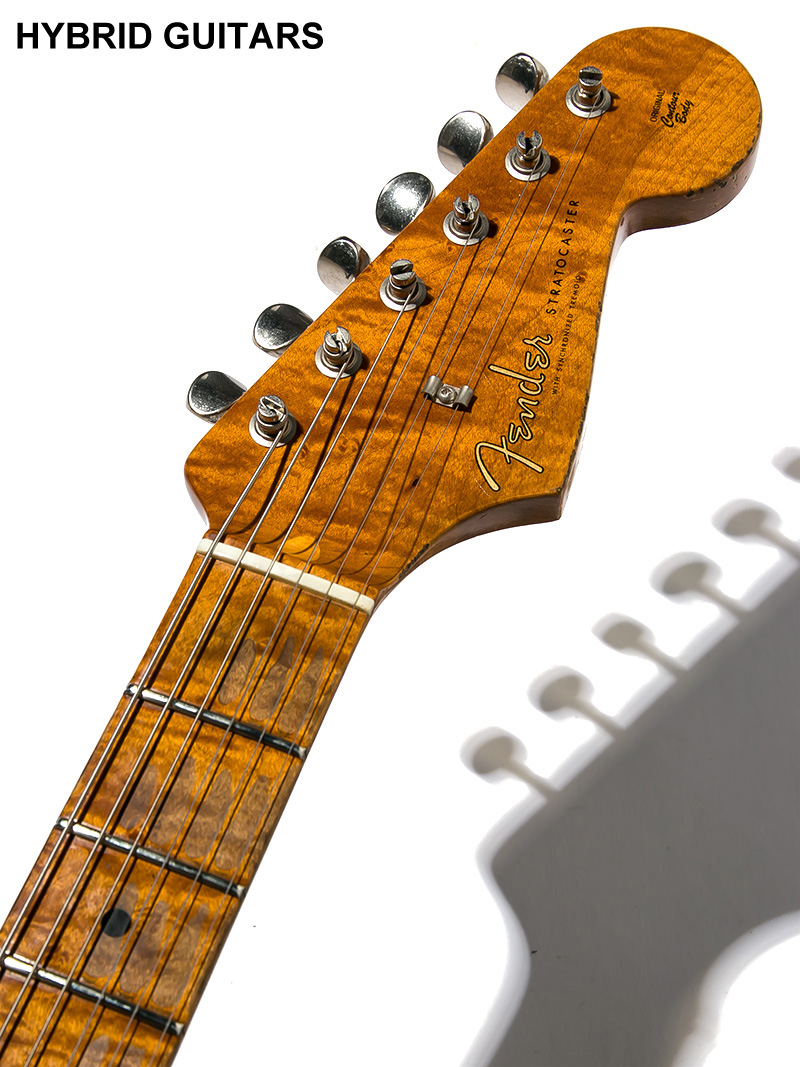 Fender Custom Shop Limited Edition 1956 Fat Roasted Stratocaster Journeyman Relic Aged Desert Sand 2017 5