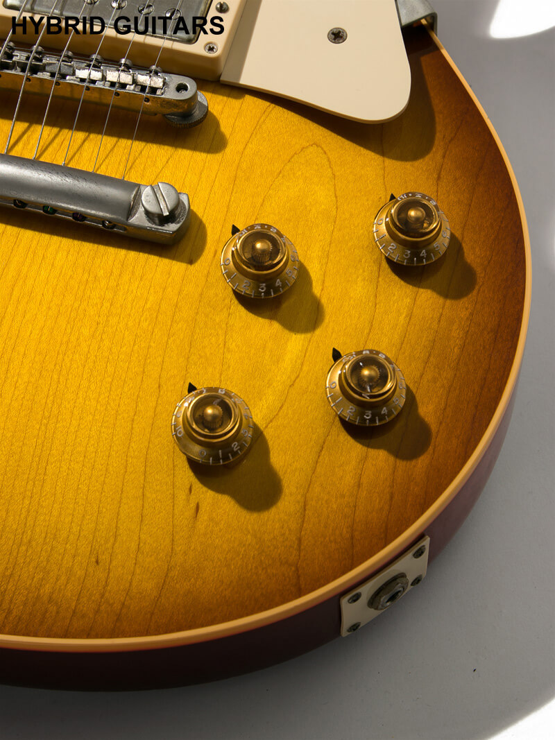 Gibson Custom Shop Historic Collection 1958 Les Paul Standard Reissue Plane Top Ice Tea Burst 10