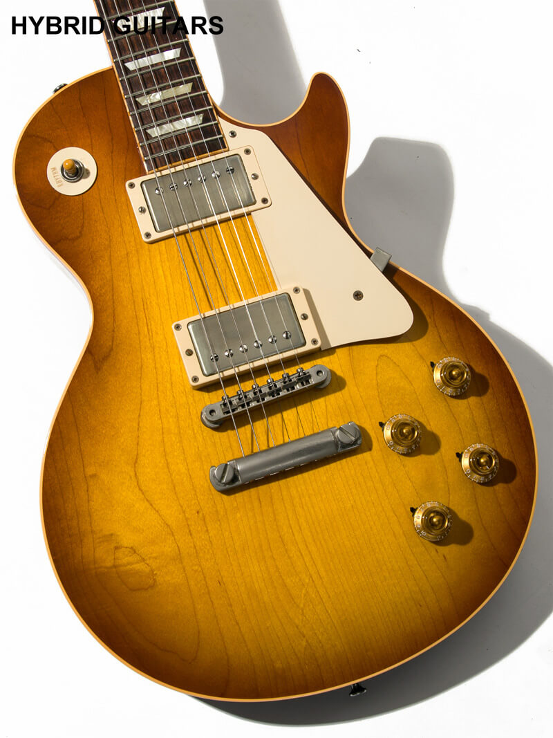 Gibson Custom Shop Historic Collection 1958 Les Paul Standard Reissue Plane Top Ice Tea Burst 11