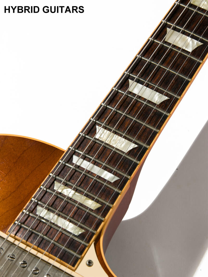 Gibson Custom Shop Historic Collection 1958 Les Paul Standard Reissue Plane Top Ice Tea Burst 13