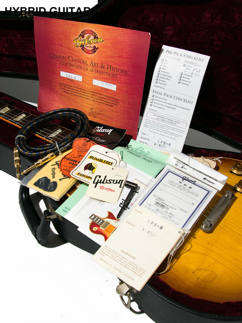 Gibson Custom Shop Historic Collection 1958 Les Paul Standard Reissue Plane Top Ice Tea Burst 14