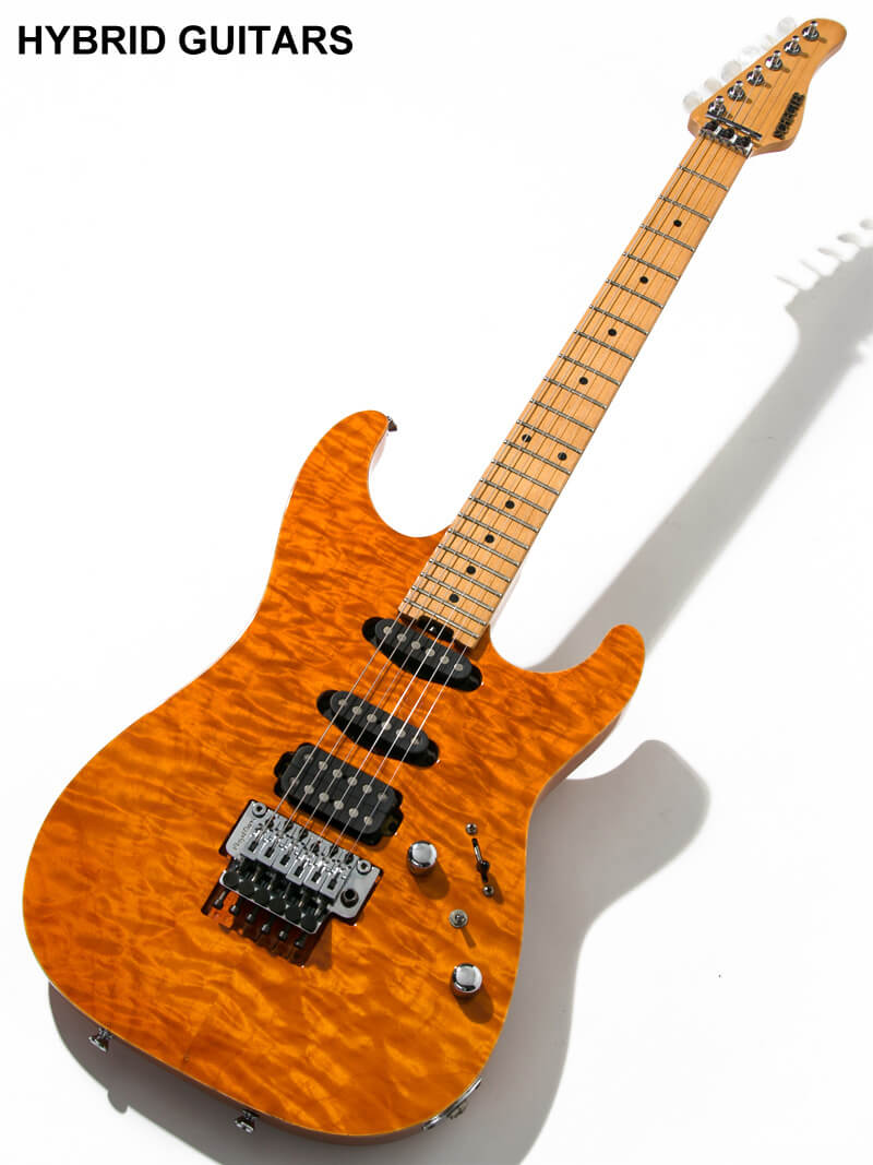 Schecter EX4B-CMT-FRT Amber 1