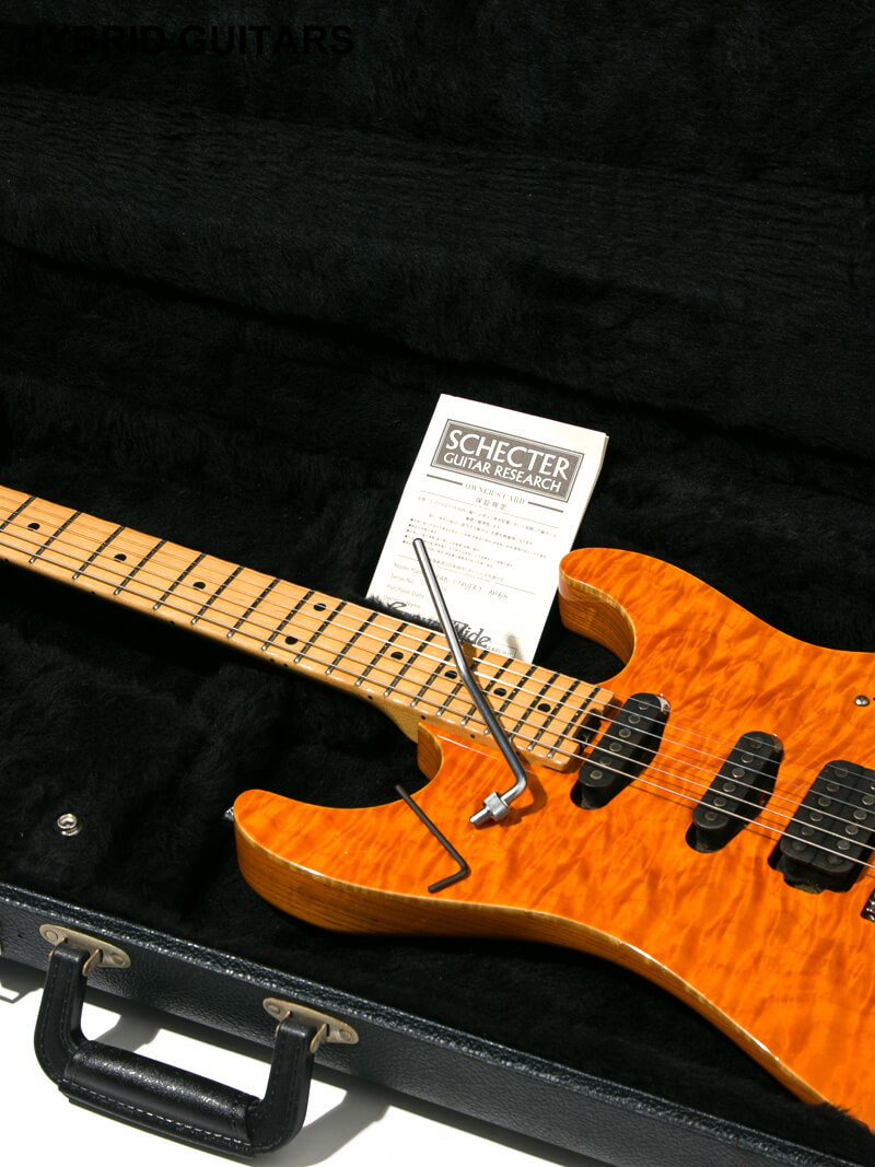 Schecter EX4B-CMT-FRT Amber 16