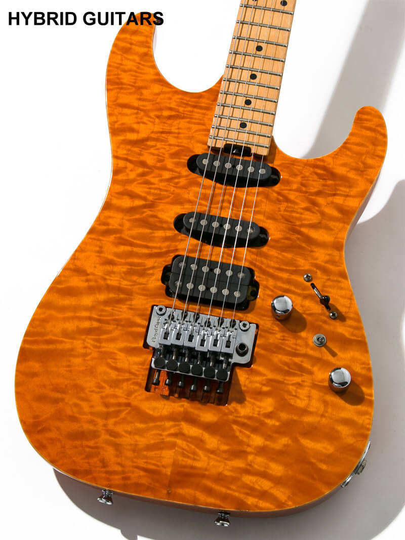 Schecter EX4B-CMT-FRT Amber 3