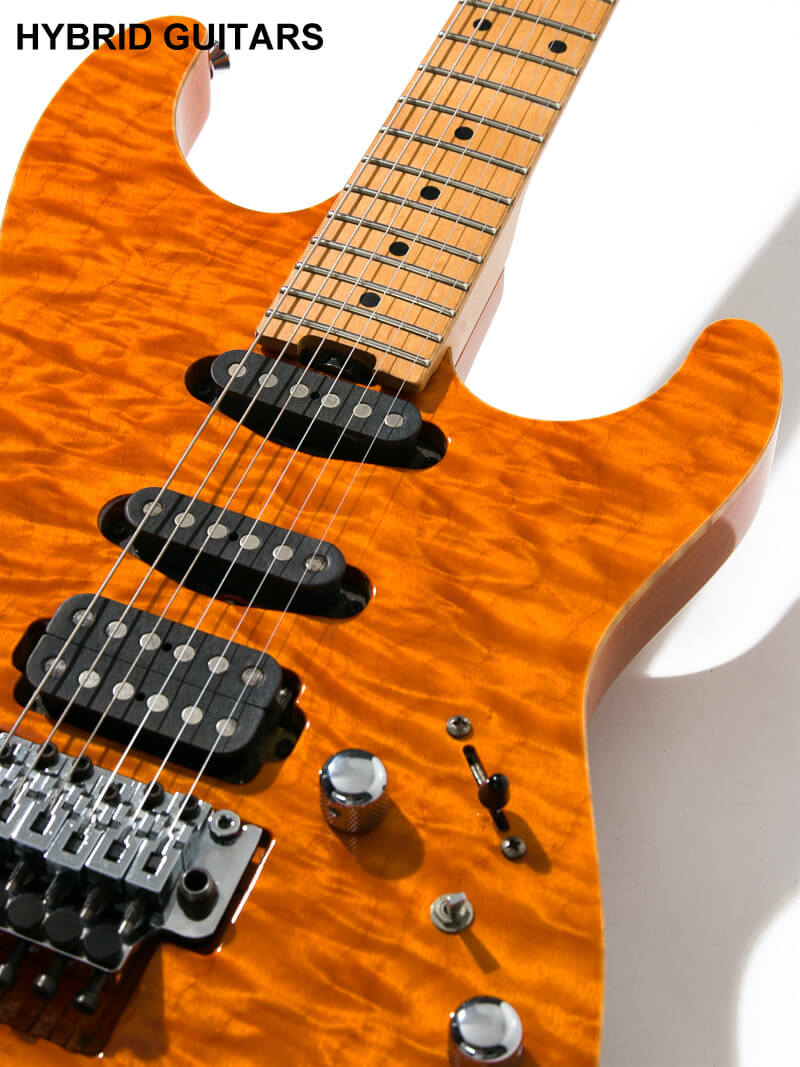 Schecter EX4B-CMT-FRT Amber 9