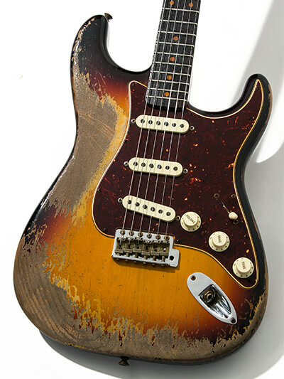 Fender Custom Shop 2022 Custom Collection Limited Edition Roasted 1961 Stratocaster Super Heavy Relic Aged 3 Color Sunburst 