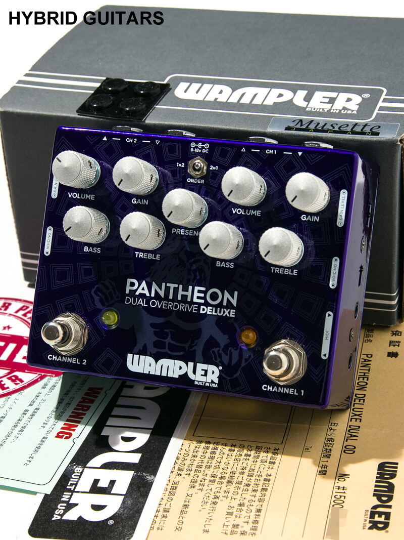 Wampler Pedals Pantheon DUAL OVERDRIVE　DELUXE 1