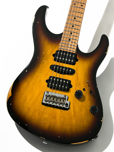 Suhr Modern Guthrie Govan Spec Antique Modern 2 Tone Tobacco Burst Medium Aging with Tremol-No