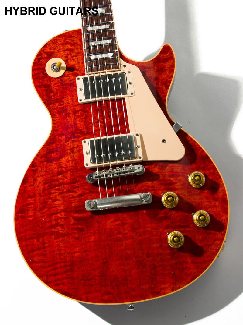 Gibson Custom Shop Les Paul Standard Flame Quilt Wine Red 14