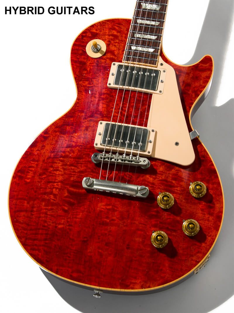 Gibson Custom Shop Les Paul Standard Flame Quilt Wine Red 3