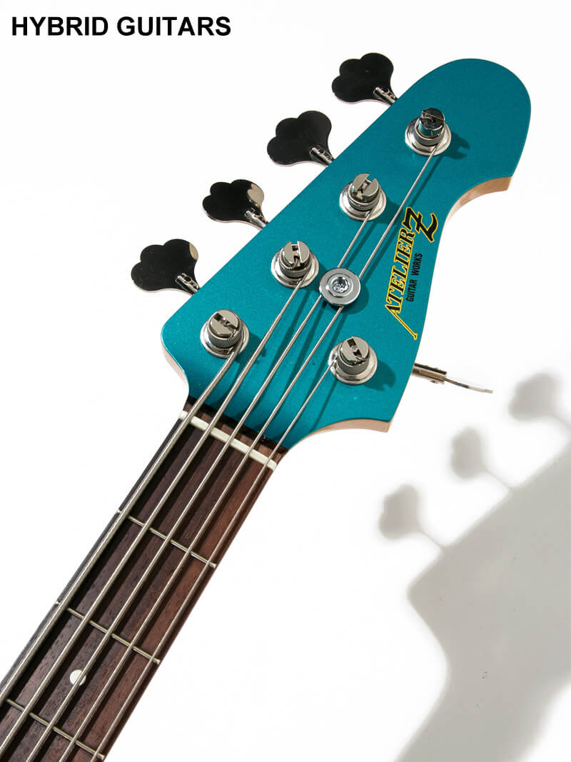 ATELIER Z Custom Order ZPO-5 Custom Jacaranda F.B. Matching Head Ocean Turquoise Metallic  5