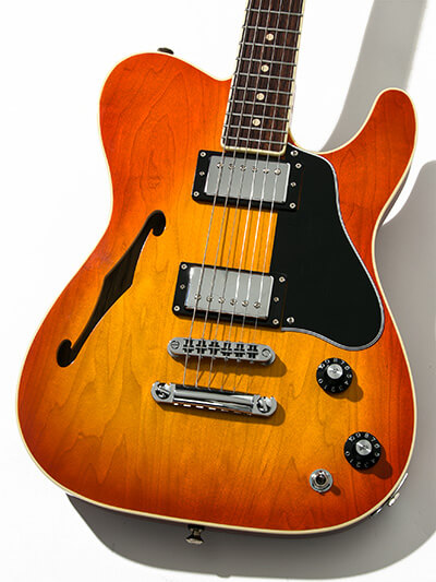 RY Guitar Korina Tele-Hollow 2H Ice Tea Burst