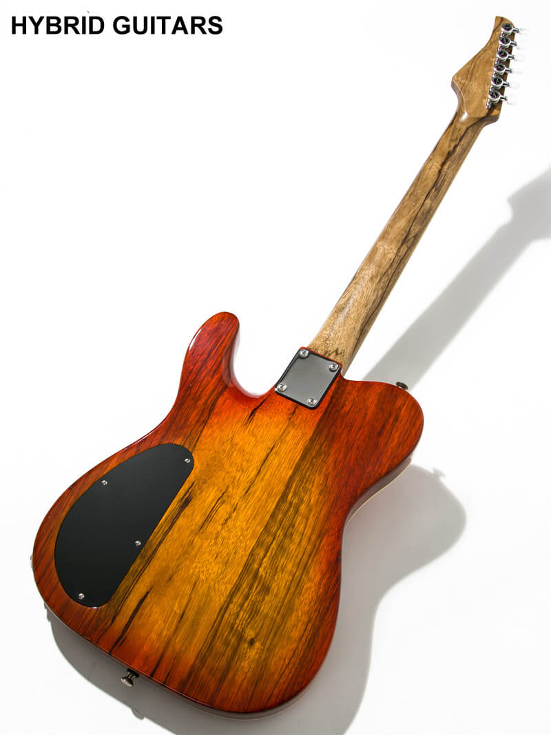 RY Guitar Korina Tele-Hollow 2H Ice Tea Burst 2