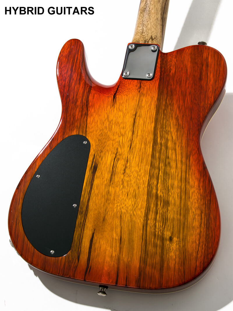 RY Guitar Korina Tele-Hollow 2H Ice Tea Burst 4