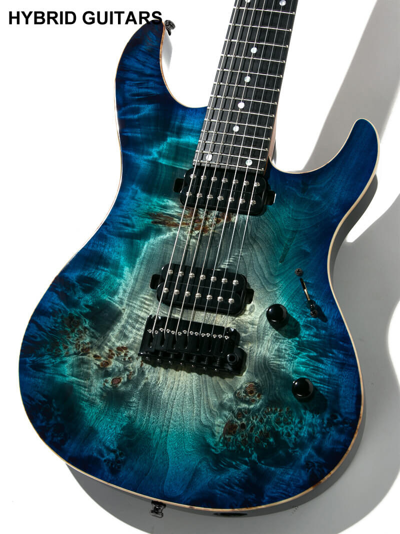 Black Smoker Futura-7 HH Prussian Blue Burst 3