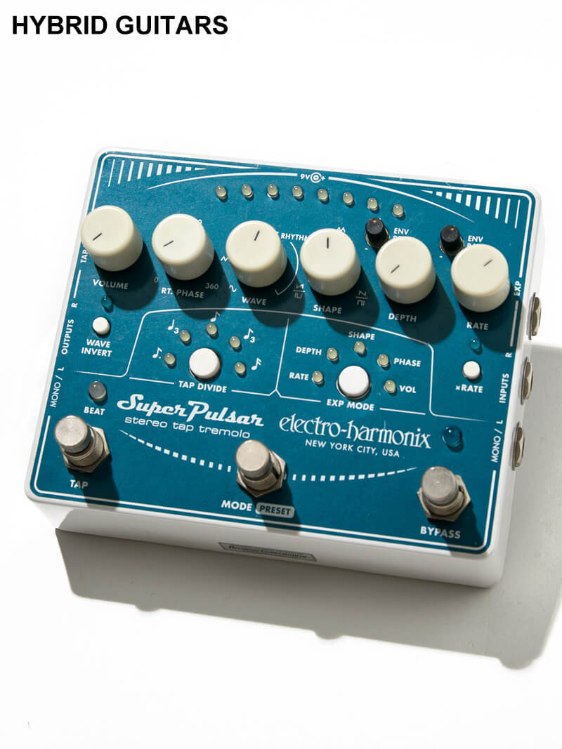 ELECTRO-HARMONIX Super Pulsar Stereo Tap Tremolo 1