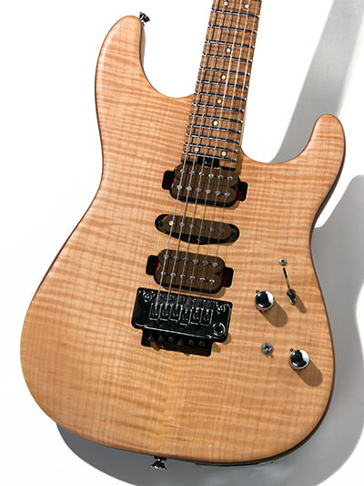 Charvel Custom Shop Custom Built Guthrie Govan Signature HSH Flame Maple Natural