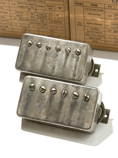 Toneism Pickups VOHB ＃1 & ＃2 Set with Aged Nickel Cover