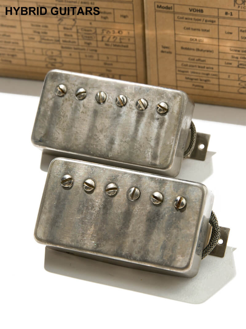 Toneism Pickups VOHB ＃1 & ＃2 Set with Aged Nickel Cover 1