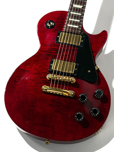 Gibson Les Paul Studio Figured & Gold Hardware Wine Red