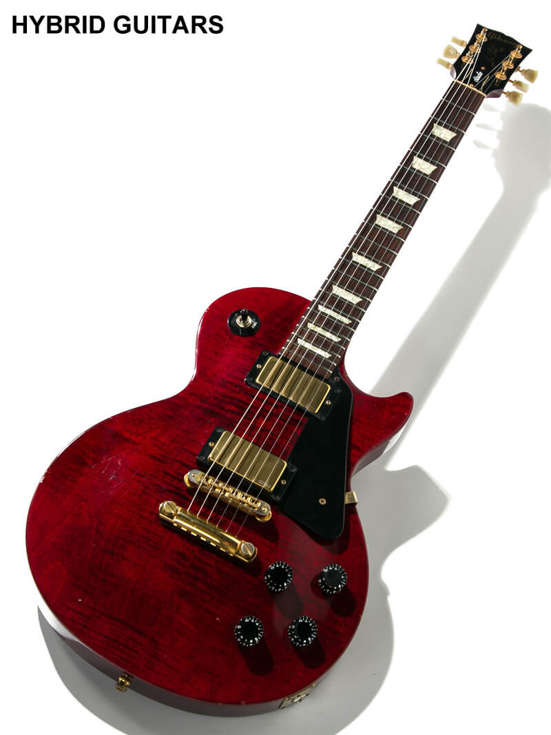 Gibson Les Paul Studio Figured & Gold Hardware Wine Red 1