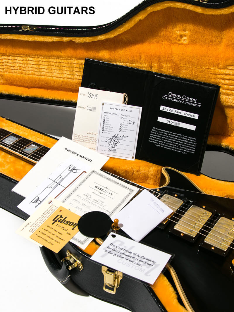 Gibson Custom Shop 1957 Les Paul Custom Reissue 3-Pickup VOS Ebony 13