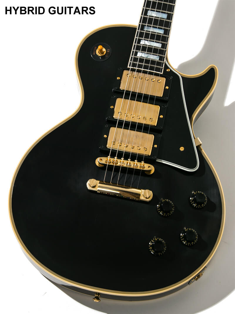 Gibson Custom Shop 1957 Les Paul Custom Reissue 3-Pickup VOS Ebony 3