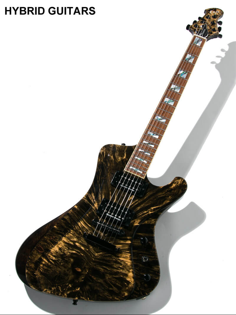 ESP STREAM-GT Custom Buckeye Burl 1