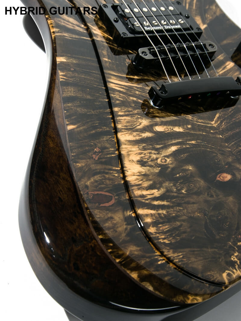 ESP STREAM-GT Custom Buckeye Burl 11